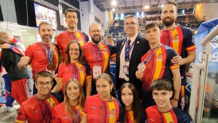 Los motrileños Manuel Peláez y Lorenzo Díaz, subcampeones del mundo de Taekwon