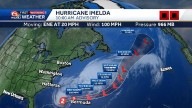Imelda strengthens into a hurricane, heads toward Bermuda