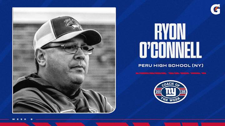 Giants name Peru's Ryon O'Connell Coach of the Week