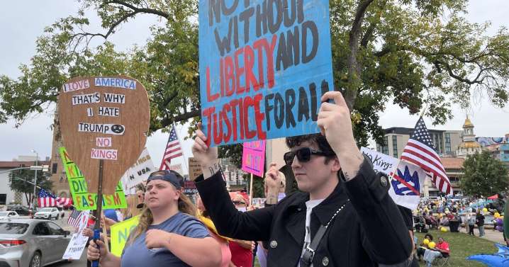 No Kings protests against Trump administration return to Kansas City: 'We're going to rise up'