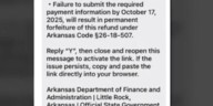 On Your Side: Arkansas finance officials warn of text message refund scam