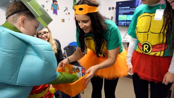 Hospital found a way to bring Halloween to every child's bedside