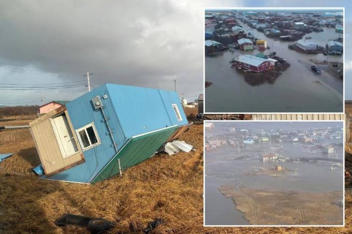 People missing, dozens rescued in western Alaska after Typhoon Halong's remnants cause widespread flooding