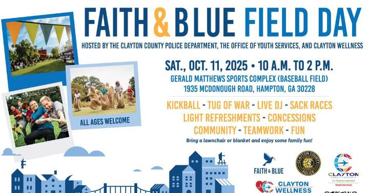 Field day and open house planned for Faith and Blue Weekend