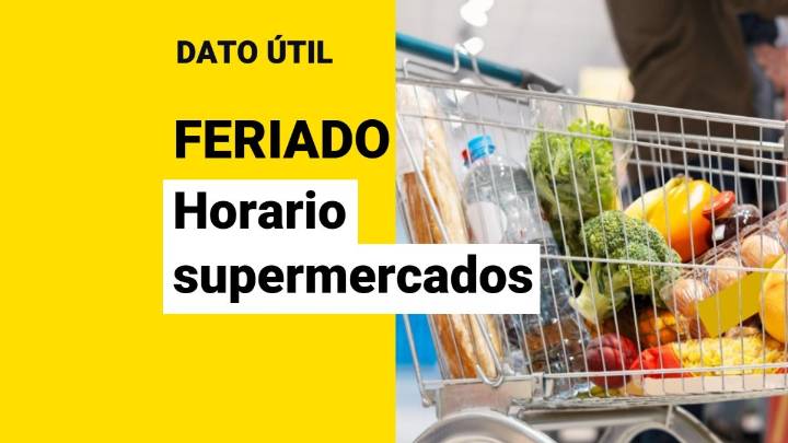 Feriado del 12 de octubre: Así funcionarán los supermercados este domingo
