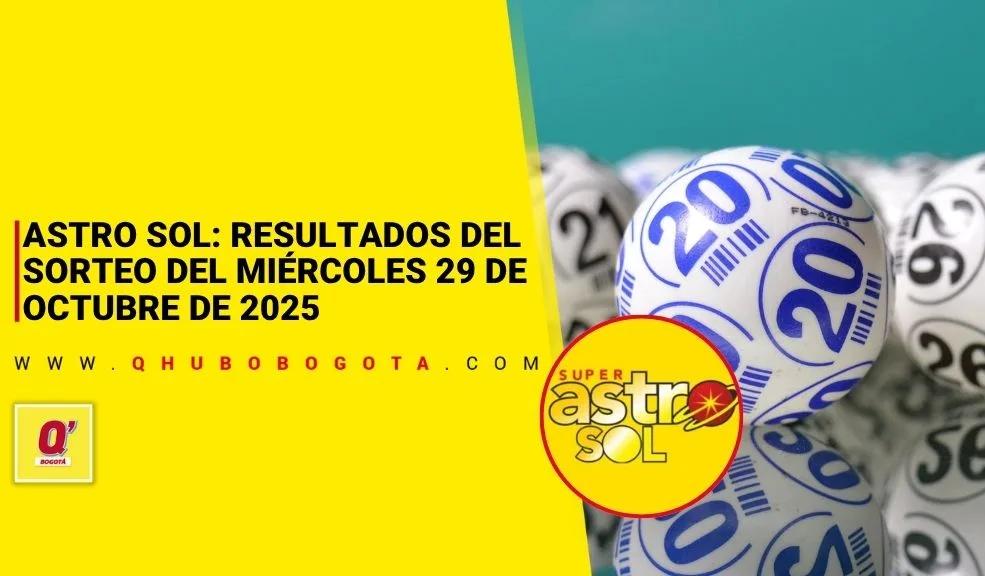 Astro Sol: resultados del sorteo del miércoles 29 de octubre