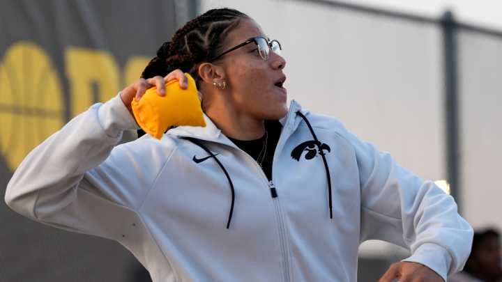 Photos: Iowa basketball teams at 'Hawkeye Hoops from Downtown' event