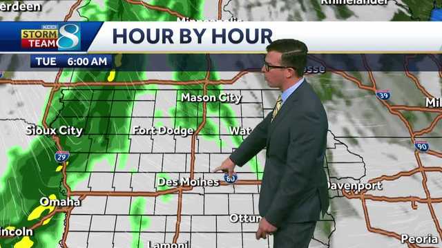 Des Moines weather: A cool and wet Tuesday