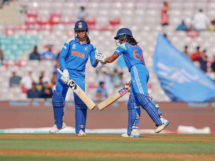 Smriti Mandhana matches century records during ODI World Cup game
