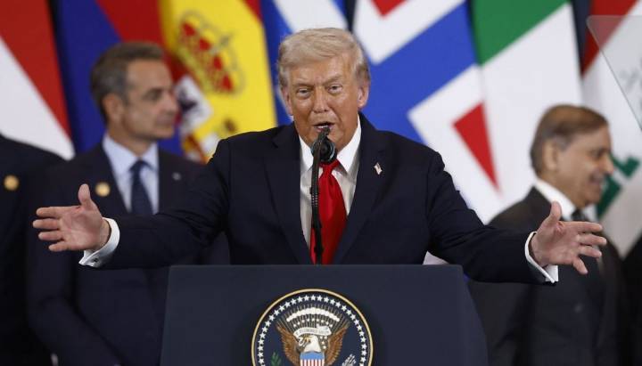 Trump defiende reconstrucción de Gaza, pero niega el reconocimiento de un Estado palestino