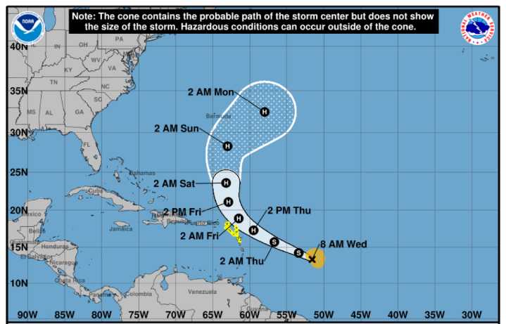 Incoming tropical storm system likely to veer away from coast