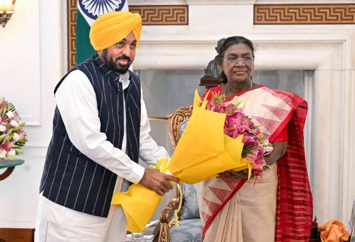 Punjab CM calls on President Murmu, invites her for events to mark 350th martyrdom of Guru Tegh Bahadur