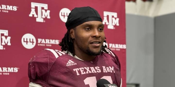 Watch: Texas A&M’s Elko, players preview Arkansas matchup