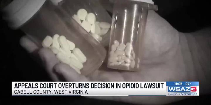 Appeals court overturns decision in opioid lawsuit
