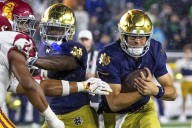 Deadspin | No. 12 Notre Dame rested, ready for rivalry game at Boston College