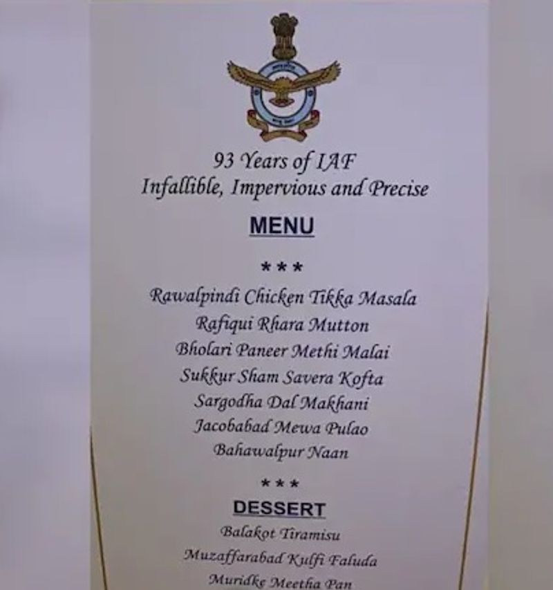 Did the IAF 'taste' triumph with Rawalpindi chicken tikka, Balakot tiramisu?