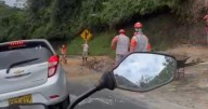 Derrumbe colapsa la movilidad en la vía Manizales-Pereira: hay paso restringido
