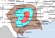 After Welcome Rainfall, Forecasters Warn of One More Round of Strong Storms in East Texas