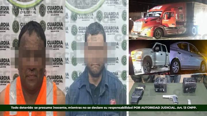 Arturo y Fernando “N”, detenidos tras ataque armado contra agentes de la GCE