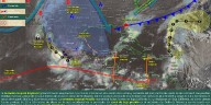 Para este viernes se prevén lluvias intensas en San Luis Potosí, Hidalgo, Querétaro, Puebla, Veracruz, Jalisco, Colima, Michoacán y Guerrero