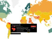 Venezuela vuelve a ocupar el último lugar del Índice Global de Estado de Derecho