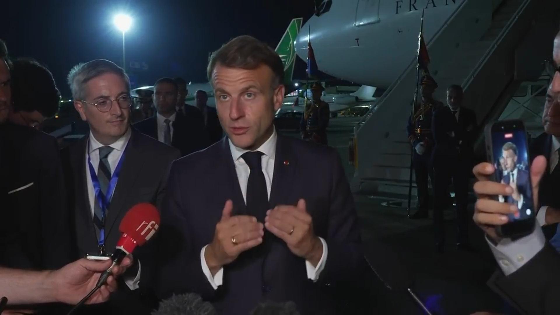 Macron says international community will 'show up' at Gaza summit to finance rebuild