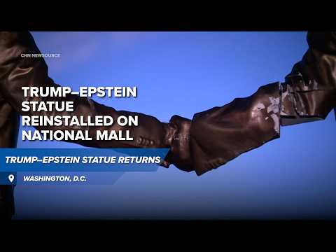 Trump–Epstein statue returns to National Mall
