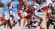 No. 16 Virginia edges North Carolina in overtime on J'Mari Taylor's TD run