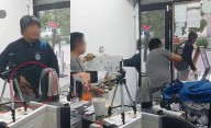 VIDEO. La Plata: harto de los robos, comerciante echó a empujones a un delincuente armado