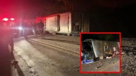Autobús de pasajeros se vuelca en una carretera y deja 17 muertos