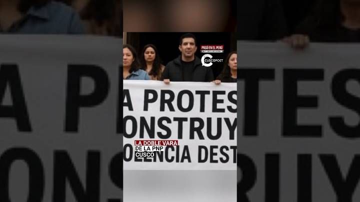 Cusco: Policía celebra marchas a su favor a diferencia de cuando ciudadanos protestan (VIDEO)