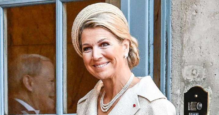 Máxima de Holanda, fabulosa con perlas y boina en Toulouse