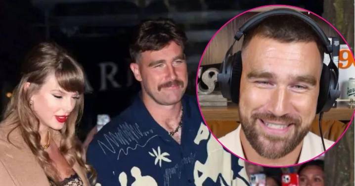 Travis Kelce Reacts to Taylor Swift’s ‘Wood’