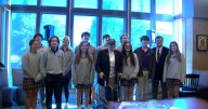 104-year-old WWII veteran shares story with Father Ryan High students