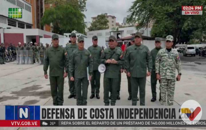 Ejercicios Militares Defensa de Costas Independencia 200: FANB despliega 73 puntos de acción en nueve estados
