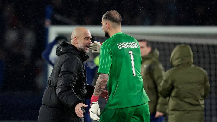 Donnarumma se declara un enamorado del planteamiento de Guardiola en el City: "Cuando lo escuchas, te quedas fascinado"