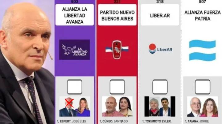 La Libertad Avanza pedirá la reimpresión de las boletas en la provincia de Buenos Aires
