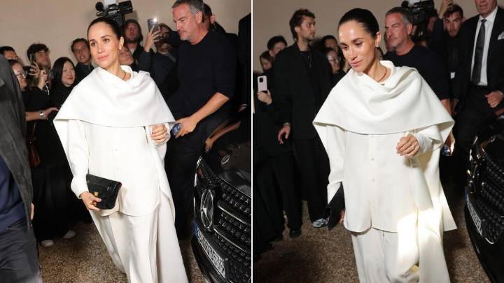 Meghan Markle makes surprise appearance at Paris Fashion Week in first visit to Europe in two years