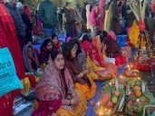 Chhath Mahaparv celebrated with great devotion at New Jersey