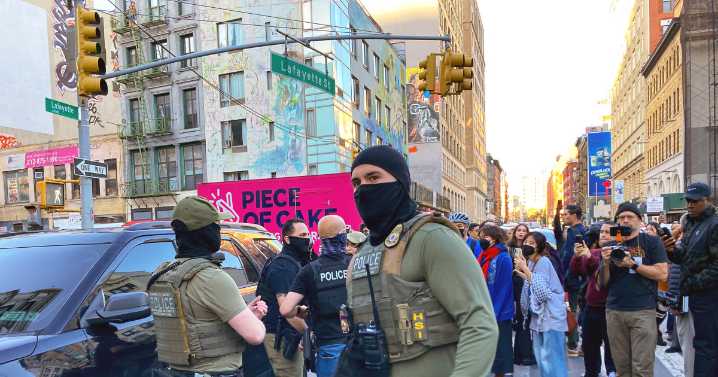 Federal agents detain several people on Canal Street in NYC during immigration operation