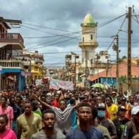 Madagascar's president denounces 'coup' attempt as protests flare
