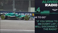 Alonso estalla con su ingeniero: "Si me hablas en cada vuelta, desconecto la radio"
