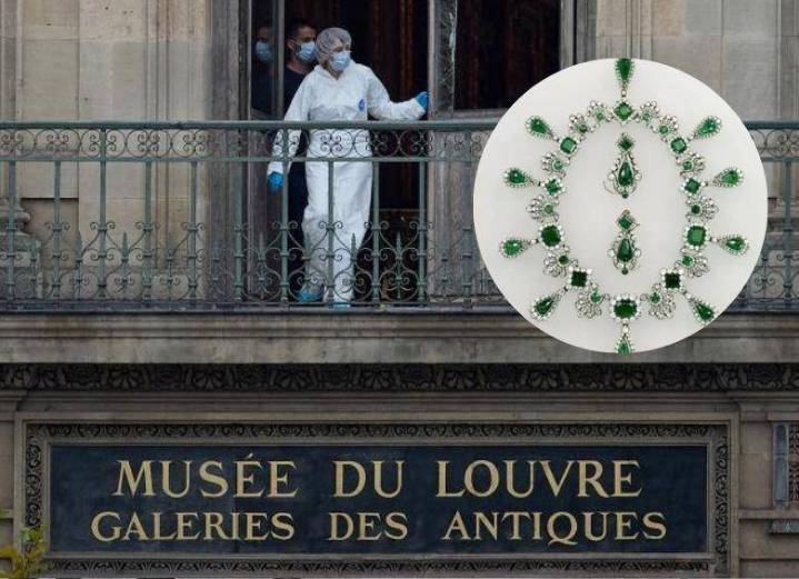 Una de las joyas robadas en el Museo del Louvre de París tenía 32 esmeraldas colombianas