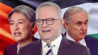Shadow attorney-general Julian Leeser condemns Labor as Trade Minister Don Farrell says Australia 'contributed' to Israel