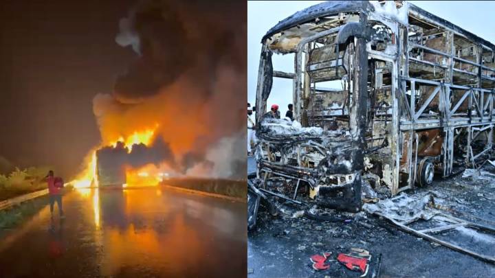 ‘Main door was locked,’ Kurnool bus tragedy survivors say, smashed windows to escape