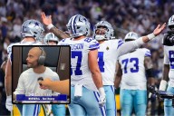 Dak Prescott y CeeDee Lamb reaccionan a canciones de Bad Bunny en el vestidor de los Dallas Cowboys