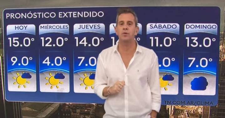 Matías Bertolotti, meteorólogo de TN, aclaró sus dichos: “Venimos de fuertes tragedias”