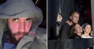 Justin Bieber Fans Rave Singer Looks 'Happy' and 'So Much Healthier' as He Debuts Shaved Beard While Getting Touchy With Wife Hailey: Watch