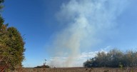 Field fire breaks out in northwest Rockford