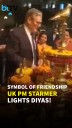 UK PM Keir Starmer Lights Diyas In Mumbai | Celebrates India-UK Cultural Bond Ahead Of Diwali